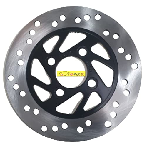 Image of AUTOPLEX Front Brake Disc Plate Compatible For Suzuki Access 125 / Burgman Street 125 /Avenis 125 All Model (Front) Silver (1)