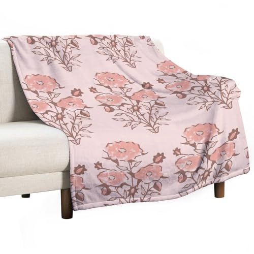 Couverture de lit chaude orange anti-froid pour canapé et bureau