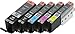 Price comparison product image Canon PGI550 CLI551 (12) Ink Cartridge - Black (Pack of 5)