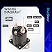 1013609 1012275 1117 12V Gas Golf Cart Solenoid - Compatible with Club Car Carryall 1992-1997, DS 1984-2007, Precedent Gas 2004-2008 - Replaces LPL6003 240-20013 435-154