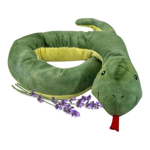 1i4 Group Warm Pals Microwavable Lavender Scented Plush Toy Weighted Stuffed Animal - Sammy Snake