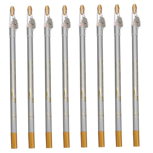 SOIMISS 8 Stück Wasserfester Eyeliner Augenbrauenstift mit Anspitzer Sanfte Farbgebung Schmierfest Vielseitig für Präzises Augen make up für Professionellen und Persönlichen Gebrauch