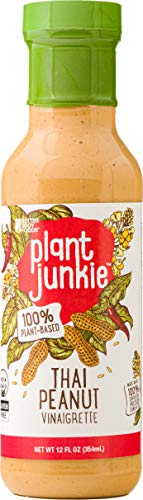 Plant Junkie Plant-based Thai Peanut Vinaigrette Dressing 12 Oz