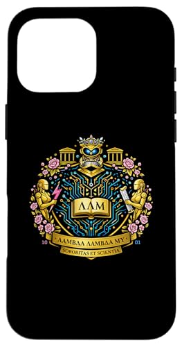 Lambda Lambda Mu AI ���q�w���N���u |�G���K���g�ȃM���V�������̃V�X�^�[ �X�}�z�P�[�X iPhone 16 Pro Max �p