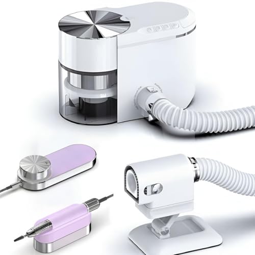 Kit de machine à forage à ongles électriques pour manucure propre à la maison sans poussière