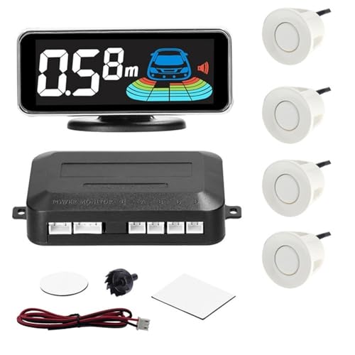 Radar de recul voiture à 4 capteurs Parktronic avec afficheur et alarme distance