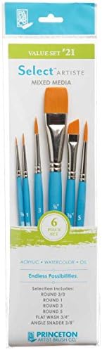 Princeton Short Handle 3750 Select Value Brush Set #13
