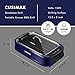 Indoor Grill CUSIMAX Electric Smokeless Grill Portable Korean BBQ with Turbo Smoke Extractor Technology, Non-stick Removable Plate, Tempered Glass Lid, Great for Party(Single Plate)
