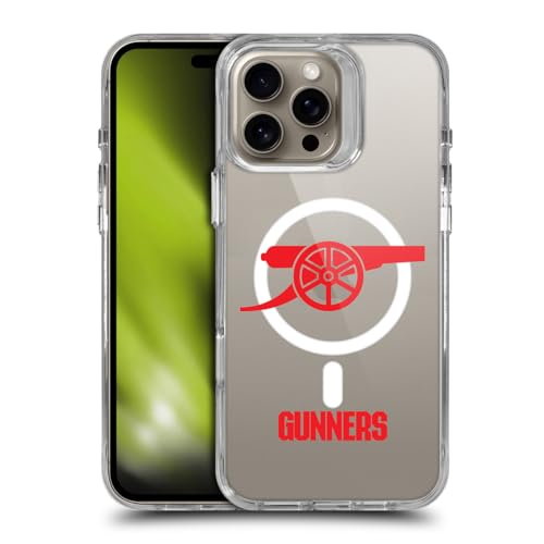 Étui iPhone 16 Pro Max antichoc Arsenal FC coque de protection MagSafe robuste