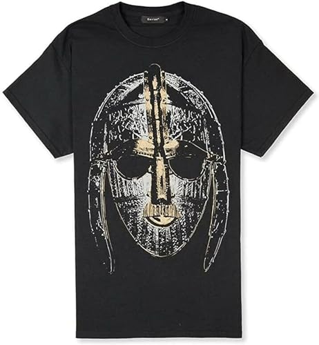 XiangGuFeiNiuWei Senlak Sutton Hoo Mens Womens O-Neck Unisex Short Sleeve T-Shirt Black S