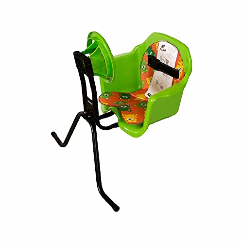 Cadeira De Bicicleta Dianteira Frontal Cadeirinha TOY Com Volante Cor:Verde