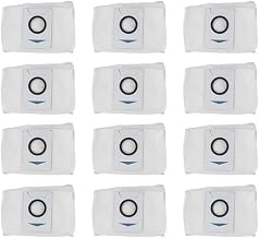 EasyByMall Sacchetti per aspirapolvere, per Ecovacs Deebot T20, OMNI X1, T10 TURBO, filtraggio ad alta capacità, confezione da 12