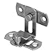 Doors Lock, Rust Resistance Flip Door Sliding Latches Silver Safety 4 Set for Windows for Meeting Rooms