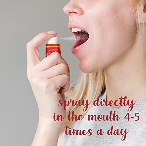 Image of Qelica Kissing Mouth Spray 10g Valentine Kiss Ready Mouth Spray | Alcohol Free Breath Freshener For Men & Women (Strawberry Ice)
