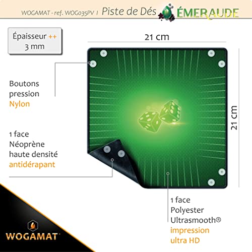 Blackrock Games Piste De Des Emeraude 21x21 Cm - vue 3