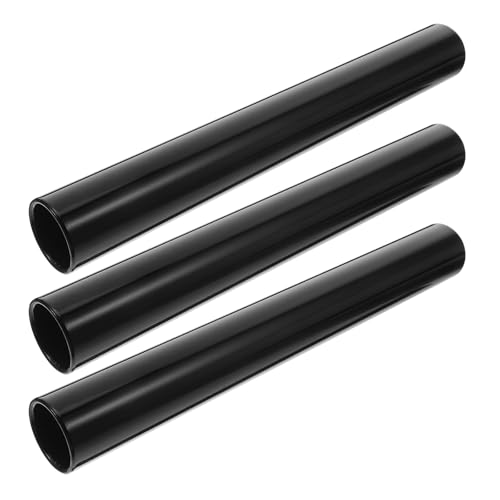 ORFOFE - ORFOFE Lot de 3 Bâtons de Relais en Alliage D’Aluminium 38 CM Noir pour Piste de Course Extérieure Passage de Témoin Léger et Robuste Équipement Athlétisme Compétition et Entraînement
