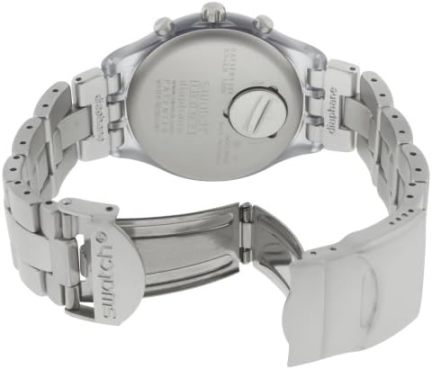 Swatch para hombre SVCG4000AG plástico analógico con esfera gris