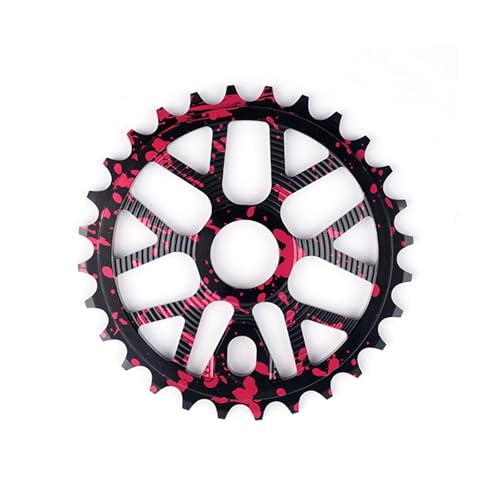 �݊���������܂� �|���\ 7075 �����`�F�[�������O 25T 28T 1/2*1/8 �C���`�̃`�F�[��(28T,Red and black)