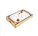 YAMMY Juego de Hockey, Juego de Mesa de Hockey de Aire, con soplador, Discos y empujadores, portátil, Accesorios Juego de Madera MDF para cumpleaños, Vacaciones (Juego de Mesa)