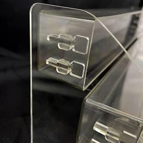 image for MineSign Sunglasses Organizer Clear Eyeglasses Display Case Sticker Di