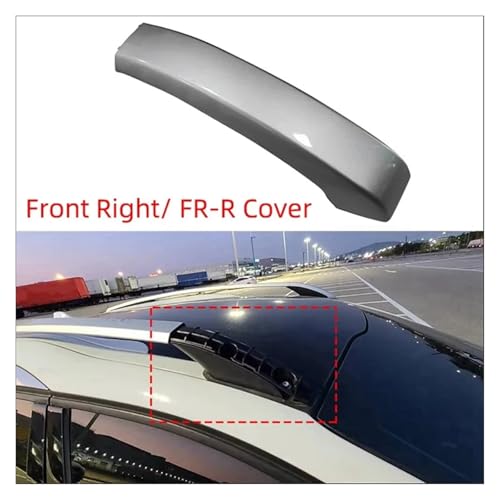 Barres toit voiture 2008 MK1 cache de support d'extrémité finition Silver B durable - 6