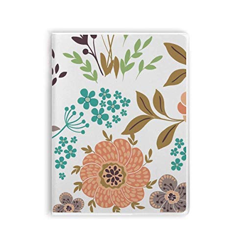 Carnet de peinture fleur de soleil orange : fini les couvertures rigides avec ce journal souple