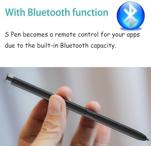 Penna S22 Ultra S Pen di ricambio per Samsung Galaxy S22 Ultra 5G SPen, Penna per S Pen Galaxy S22 Ultra con FunzioneBluetooth,Nero