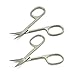 Mont Bleu Set of 2 Scissors: Nail Scissors & Cuticle Scissors made in Italy | sharpened in Solingen