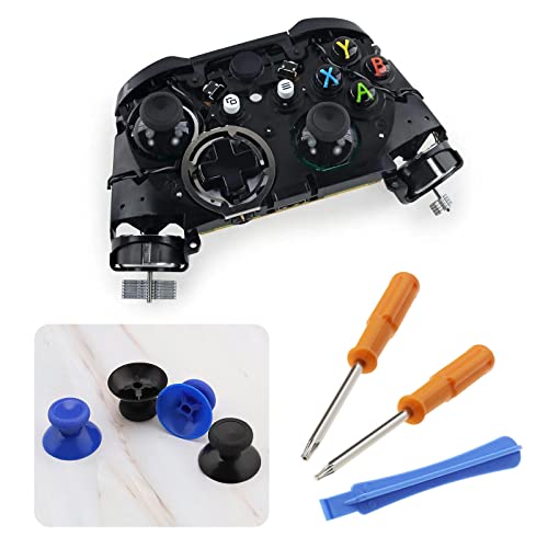 Image of Set of 15 Game Console Controller Repair Kit Compatible with Xbox One Controller 3D Analog Joystick Module & Thumbstick & Silicone Cap & Installation Tool