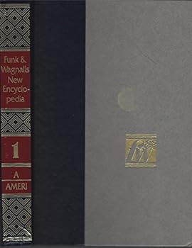 Hardcover Funk & Wagnall's New Encyclopedia Volume 1 - A - American Elk Book