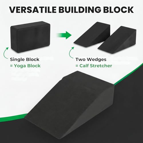 image for Generic 2 Pack Squat Wedge Block for Heel Elevated Squat Weightlifting
