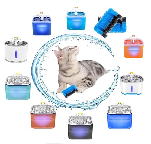Filtro de espuma para fuente de agua para gatos Delapan, 4 unidades miniatura 2