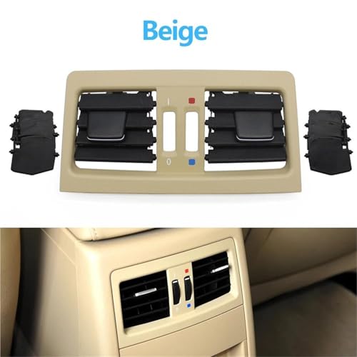 Grille de ventilation centrale arrière beige pour BMW Série 3 E90 E91 2005-2012
