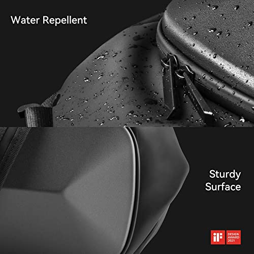 Tajezzo Waist Bag For Men And Women Sling Pack Waterproof Anti-Theft Hard Shell Casual Hiking Boarding Traveling Daypack #TOP2