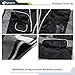 JKSafety 9 Multi-Functional Pockets Zipper Front Safety Vest With Reflective Strips Meet ANSI/ISEA Standards (150-Black, Large)
