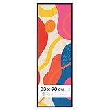 CLARTÉ TYPE VERRE, INCASSABLE : Face avant en verre en polystyrène transparent, durable, offrant une excellente clarté sans risque de casse ; adaptée aux chambres, chambres d’enfants, couloirs et espaces de vie du quotidien