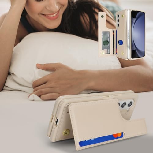 Étui Galaxy Z Fold 5抗隔离RFID保护套防消磁防摔多卡位男士女士钱包一体壳 - 5