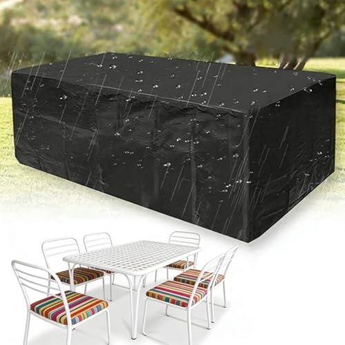 Housse de protection meuble de patio imperméable 150x150x75 cm