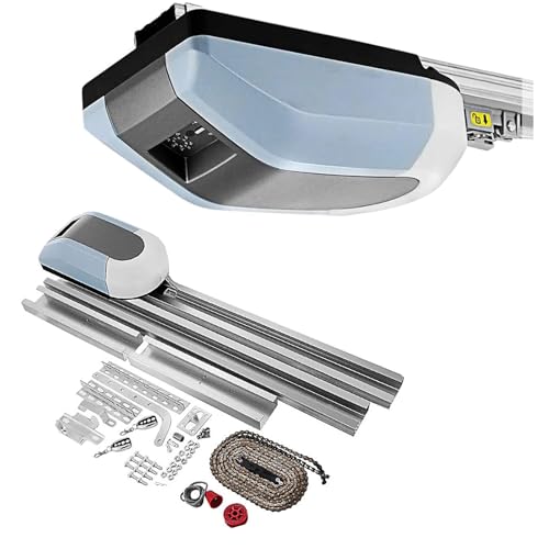 Furvveerr Ouvre-Porte Coulissant 800N Motorisation Portail Garage,Automatique pour Porte Basculante, Moteur Porte de Garage Sectionnelle/Basculante,pour Garage...