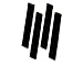 Del Molle Strips for Attaching Tactical ID Patches - for 6-inch high Patches - 4-Count - Black
