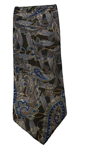 Robert Talbott Brown Paisley Executive Seven Fold Tie #TOP17