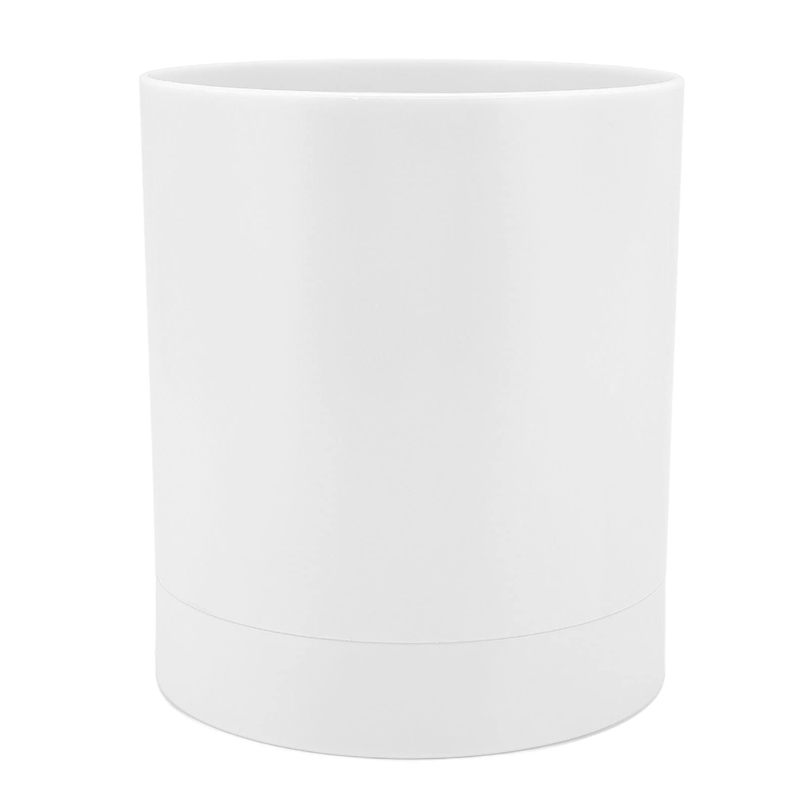 Organizador de Utensilios Giratorio 360°, Soporte Cocina ​​Encimera ​​Palillos Contenedor Almacenamiento Vajilla Casera Hogar ​​​​PP Cubiertos Porta Estante Cuchillos Versátil Ajustable(Blanco)