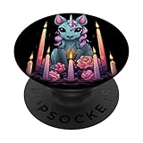 pastello goth creepy unicorn kawaii anime nu goth estetica popsockets popgrip intercambiabile