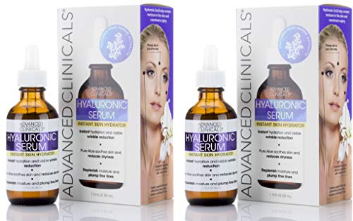 Advanced clinicals hyaluronic acid face serum. anti-aging face se…