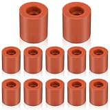 12 Pcs 3D Printer Silicone Solid Bed Mounts 3D Printer Heatbed Parts Heat-Resistant Silicone Leveling Column Heat Buffer Silicone Heat Bed Parts for Ender 3 CR-10 Series(0.7 Inch)