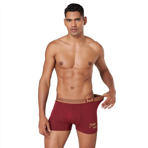 Image of Macroman M-Series MW Signature Collection By Rohit Bal Premium Supima, Modal, Spandex Mens Trunks