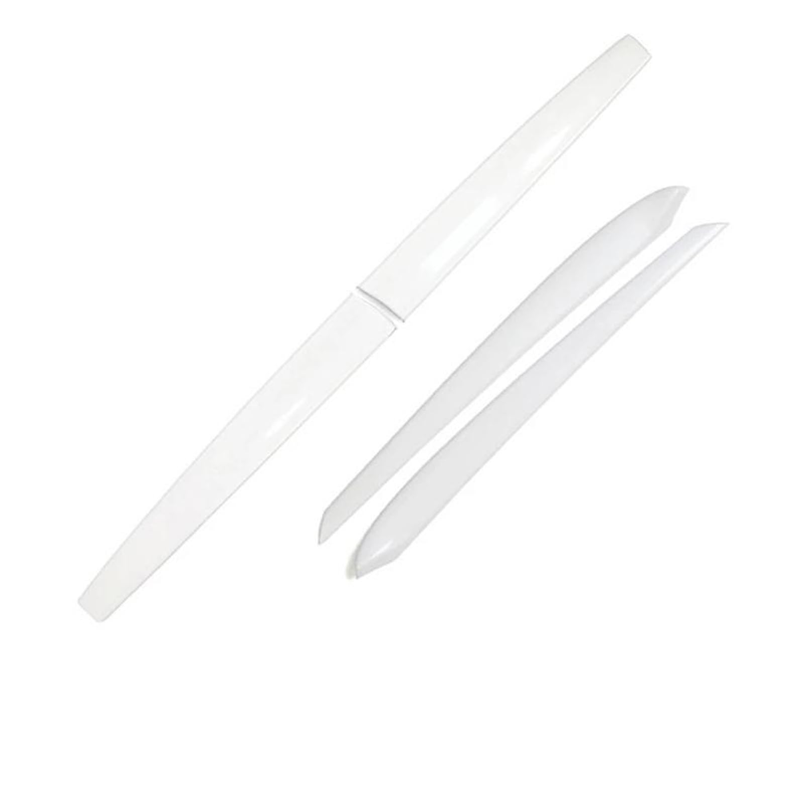 Car Interior for Tesla for Model Y 2021 2022 Interior Accessories ABS Carbon Fiber Dash Decor Sticker Door Trim Dashboard Panel Cover(4p Glossy White)