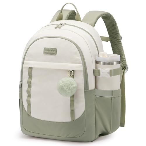 LOVEVOOK School Backpack for Teen Girl, Cute Student Bookbag Fits 15.6 Inch Laptop, Back to School Backpack Purse for Teenagers, Casual Daypack Kid Back Pack Travel Bag, Gift