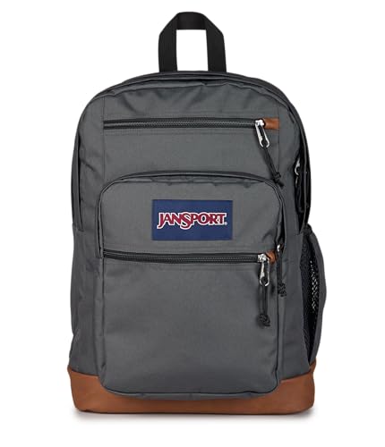 Image of JanSport Cool Backpack with 15-inch Laptop Sleeve, Large Computer Bag Rucksack with 2 Compartments, Ergonomic Straps, Smokey Grit