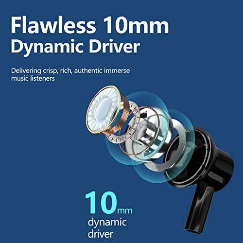 Usb C Headphones, Yuanbai Usb C Earbuds With Microphone Magnetic Stereo For Oneplus 10 9 Pro Headphones In-Ear Wired Earbuds Sport Type C Earphones For Pixel 6A 7 Pro Samsung Note S22 S21 Ultra S20 Fe #TOP3